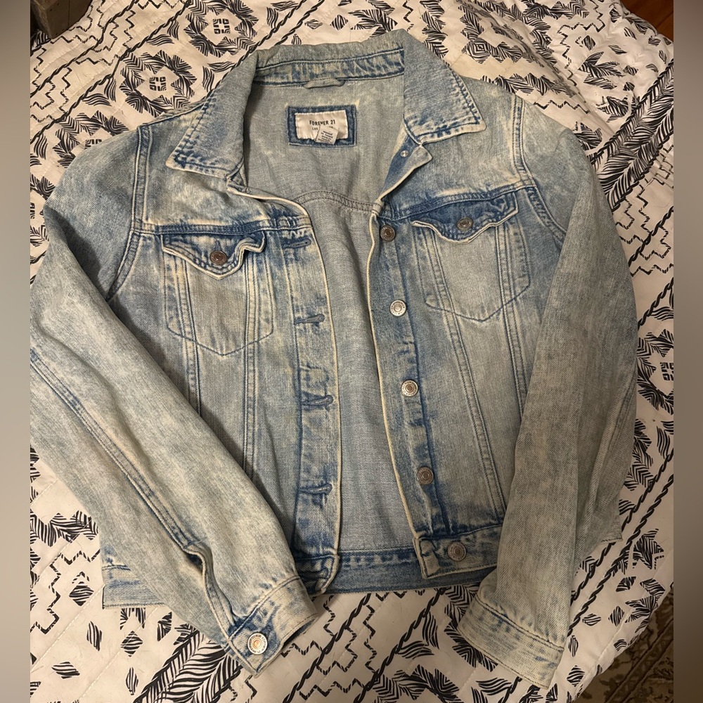 Forever 21 Light Blue Denim Jacket